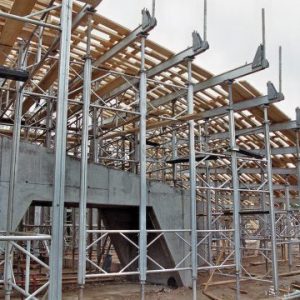 Scaffolding with Aluminium Beam